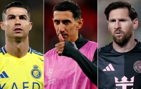 迪马利亚：C罗职业素养第一，可他恰逢梅西时代使得目标难度增加